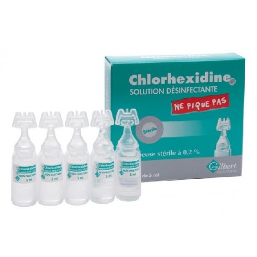 Les désinfectants et nettoyants Chlorhexidine aqueuse 0,2% Parapharm