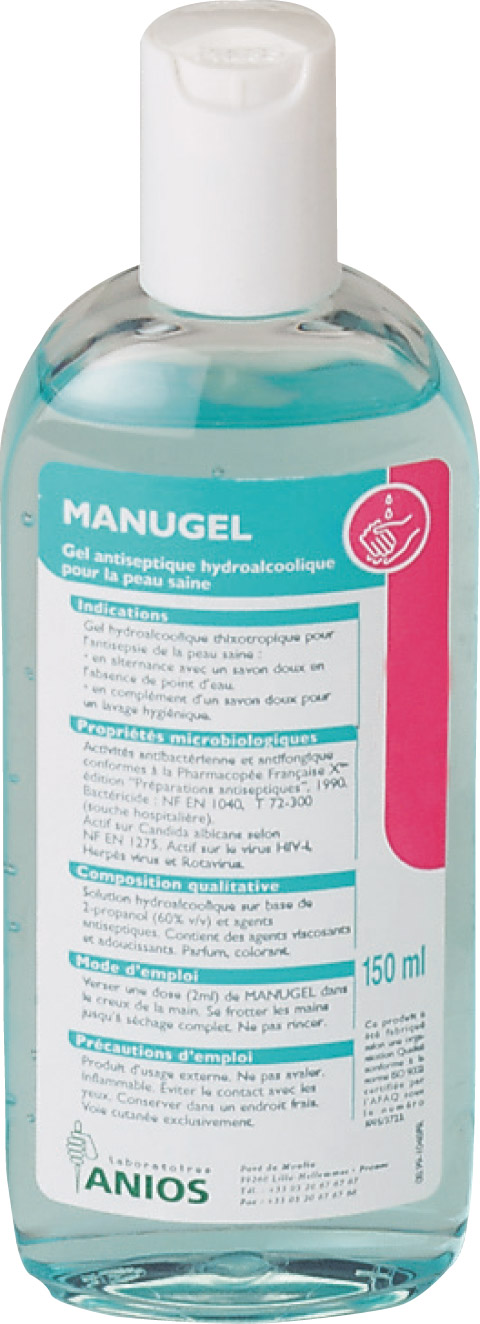 Désinfection Gel Manugel Parapharm